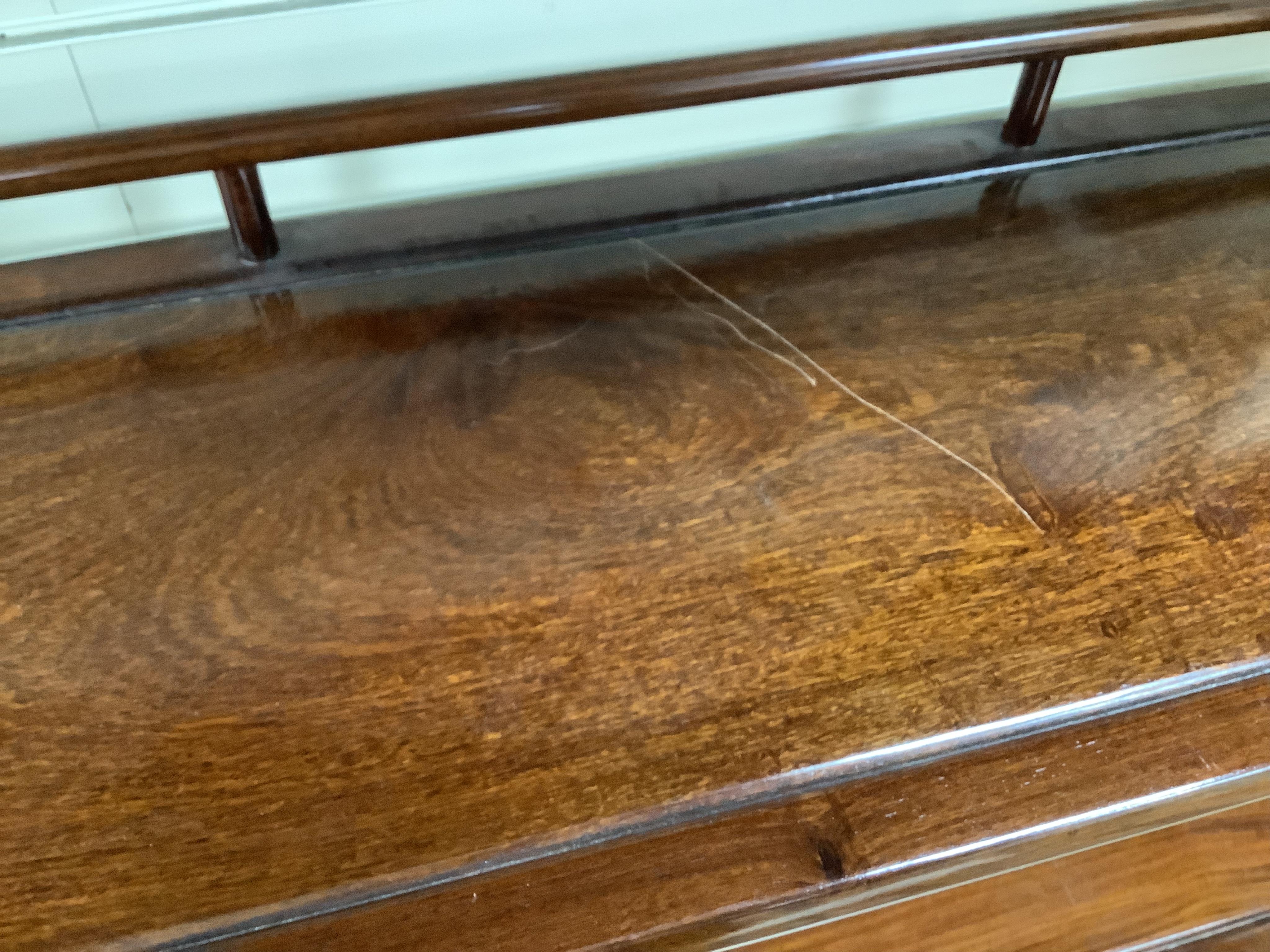 A Chinese hardwood open bookcase, width 100cm, depth 30cm, height 195cm
